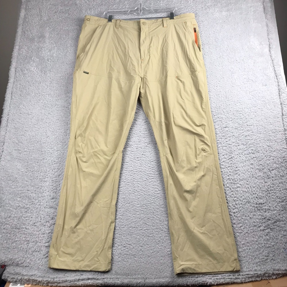 Howler Brothers Shoalwater Tech Pants Mens 40 (41x32) Khaki Performance Hiking